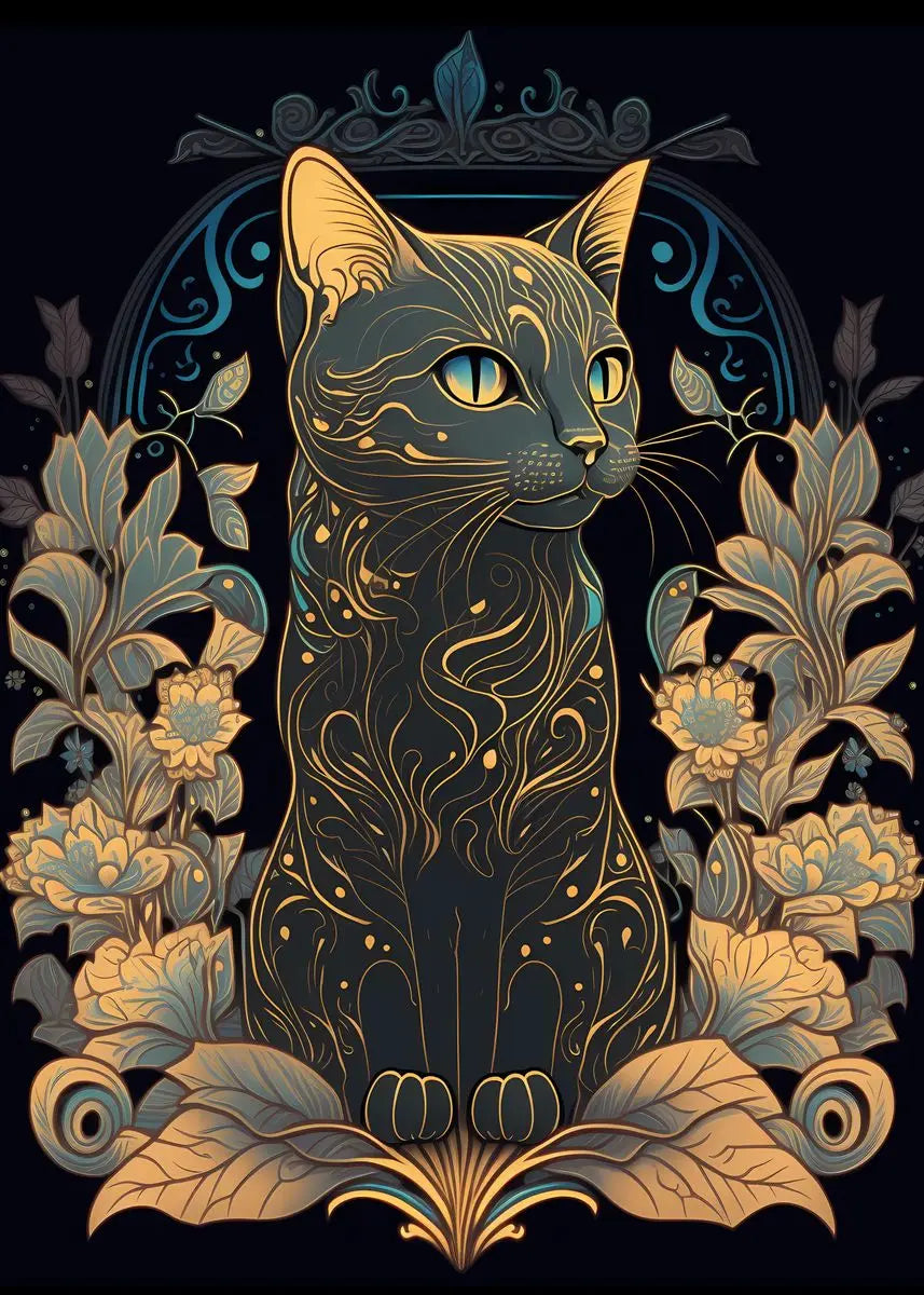 Katzen - Kunst Poster